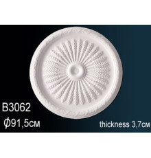 Розетка потолочная Perfect B3062 полиуретановая 620 мм B3062