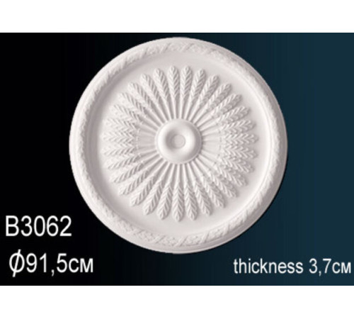 Розетка потолочная Perfect B3062 полиуретановая 620 мм B3062