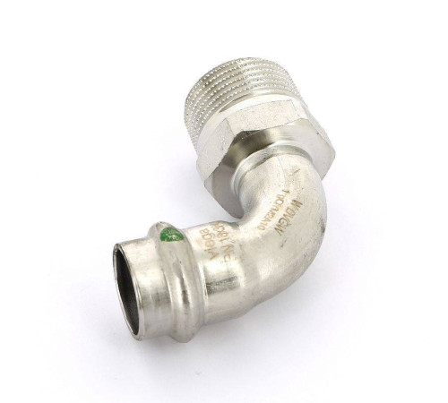 Угол пресс-Н нержавеющая сталь Viega Sanpress Inox 18x3/4 436919