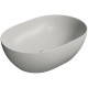 Раковина-чаша накладная GSI Pura 500x350 мм овальная без отверстия Cenere Matte 886017