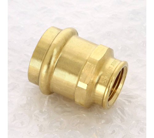 Муфта пресс с наружной резьбой Viega Profipress G 28 мм х 1/2 бронза 428174