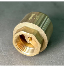 Клапан обратный STOUT пружинный с латунным затвором 3/4 ВВ CV201002