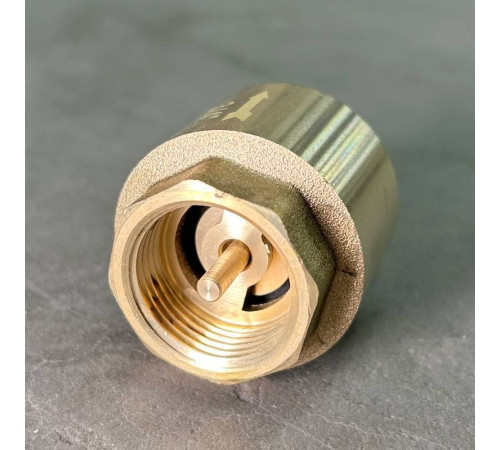 Клапан обратный STOUT пружинный с латунным затвором 3/4 ВВ CV201002