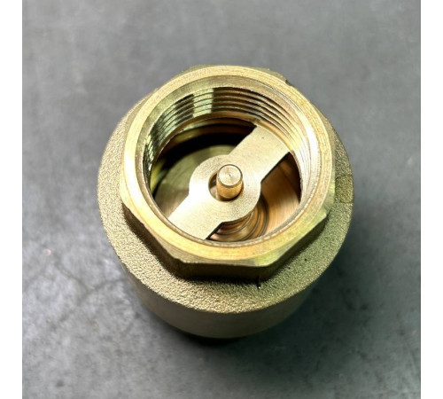 Клапан обратный STOUT пружинный с латунным затвором 3/4 ВВ CV201002