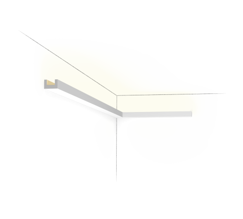 Карниз для скрытого освещения Orac Decor CX190 U-PROFILE