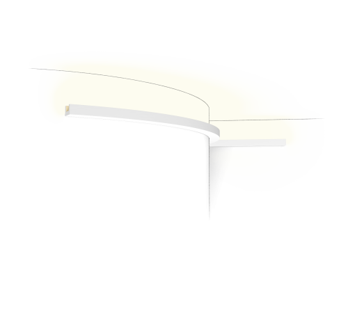Карниз для скрытого освещения Orac Decor CX190F U-PROFILE гибкий