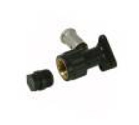 Водорозетка Henco ПВДФ пресс 20x1/2 ВР 56 мм с заглушкой HE 2PK-2004BP