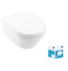 Унитаз подвесной Villeroy & Boch Architectura 370х530х330 мм альпийский белый 4694HR01