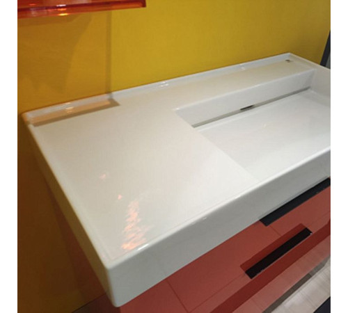 Тумба с раковиной Laufen Kartell 89.5х45.5х61.5 см оранжевый глянцевый 4.0760.2.033.635.1/8.1033.9.000.111.1