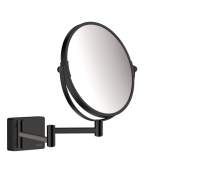Зеркало косметическое Hansgrohe AddStoris Ø 188 мм черный матовый 41791670