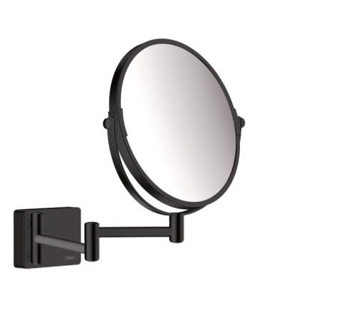 Зеркало косметическое Hansgrohe AddStoris Ø 188 мм черный матовый 41791670
