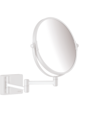 Зеркало косметическое Hansgrohe AddStoris Ø 188 мм белый матовый 41791700