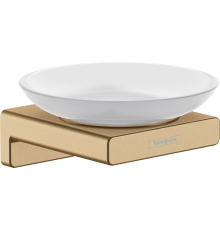 Мыльница hansgrohe AddStoris шлифованная бронза 41746140