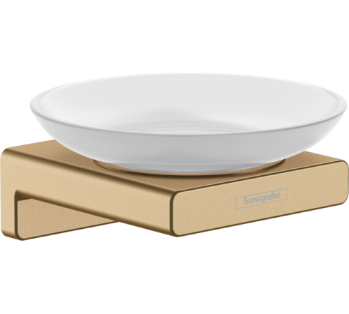 Мыльница hansgrohe AddStoris шлифованная бронза 41746140