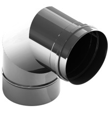 Колено 90° Jeremias EW-FU 180 мм одностенное FU29180