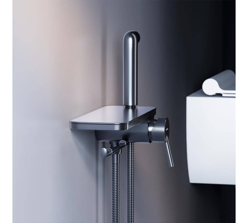 Смеситель встраиваемый AM.PM Jupiter с гигиеническим душем и полкой 773500301