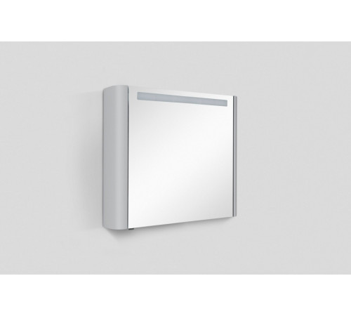 Зеркальный шкаф с подсветкой AM.PM Inspire V2.0 80 см правый серый шелк M30MCR0801FG