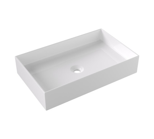 Раковина Ceramica Alice HIDE 60x37х12 см накладная белый глянцевый 31130101