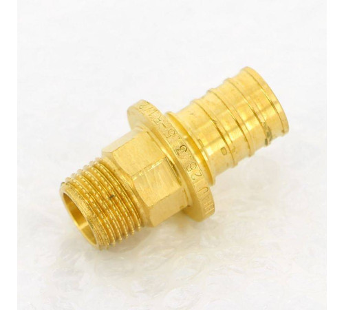 Муфта надвижная REHAU Rautitan RX+ 25х1/2 с наружной резьбой бронза 14563171001