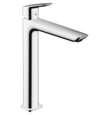 Смеситель для раковины hansgrohe Logis Fine 240 однорычажный со сливным гарнитуром хром 71257000