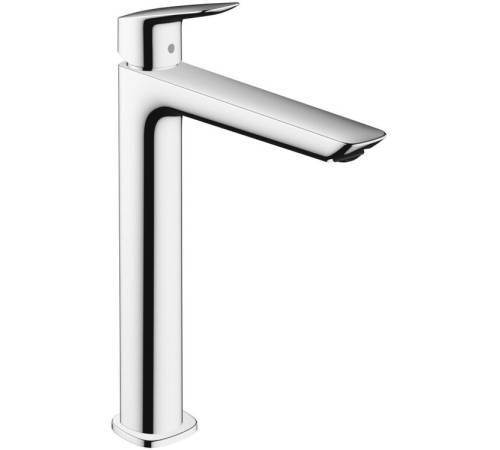 Смеситель для раковины hansgrohe Logis Fine 240 однорычажный со сливным гарнитуром хром 71257000