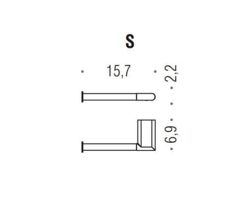 Держатель для туалетной бумаги Colombo Design Mini SX хром B4008S.CR