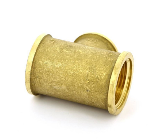 Тройник латунный Tiemme 1x3/4x1 ВР 1500087