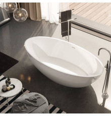 Ванна отдельностоящая Gruppo Treesse Carezza 180х85х52 см белый глянцевый V308BL