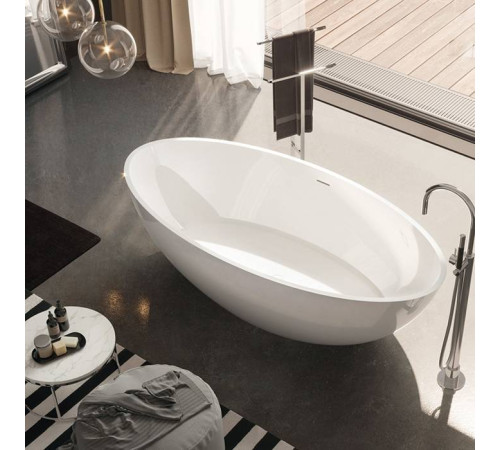 Ванна отдельностоящая Gruppo Treesse Carezza 180х85х52 см белый глянцевый V308BL