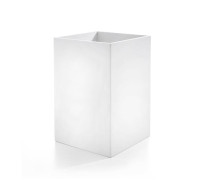 Ведро без крышки 3SC Mood White 20х30х20 см белый матовый MW65A