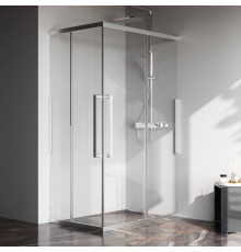 Душевое ограждение AM.PM Func 120x80 см профиль хром стекло прозрачное W84G-403-12080-MT