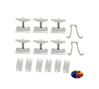 Комплект крепежа Kermi Set CVD 6xBH+CVD0 L=21-40 EL 774609RAL7016 RAL 7016