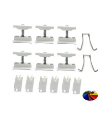 Комплект крепежа Kermi Set CVD 6xBH+CVD0 L=21-40 EL 774609RAL7016 RAL 7016