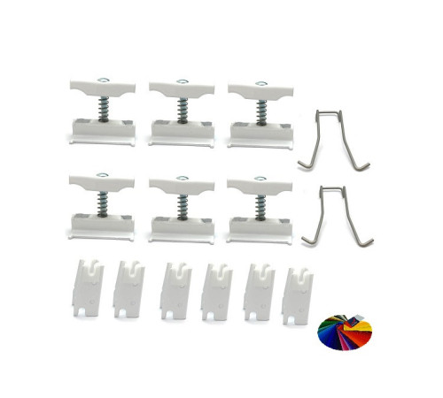 Комплект крепежа Kermi Set CVD 6xBH+CVD0 L=21-40 EL 774609RAL7016 RAL 7016
