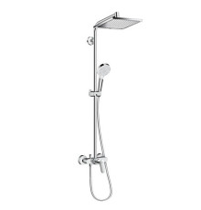 Душевая система Hansgrohe Crometta E 240 1jet Showerpipe с однорычажным смесителем хром 27284000