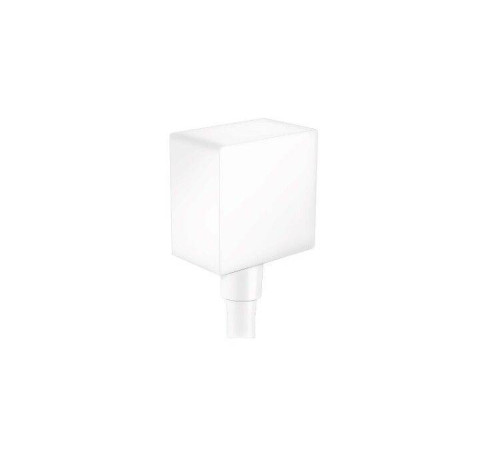 Шланговое подсоединение Hansgrohe FixFit Square белый матовый 26455700