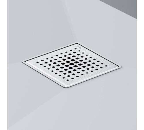 Трап для душа точечный AM.PM MasterFlow Point Cut Gradient 10 см матовая сталь W01BD-P11-010-01SB