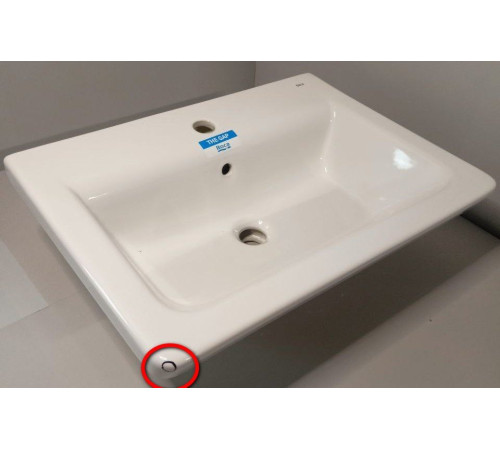 Раковина накладная Roca The Gap 600x440x165 мм с отверстием под смеситель 327472000
