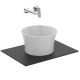 Раковина накладная Ideal Standard La Dolce Vita 34х34 см круглая белая E271701