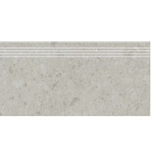 Ступень Kerama Marazzi Чеппо ди Гре серый светлый матовый обрезной 30x60 см DD605820R/GR