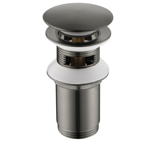 Донный клапан для раковины Timo с переливом PushOpen золото черное 8011/18