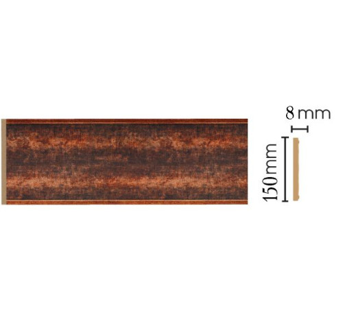 Декоративная панель Decomaster B15-767 150х9х2400 мм B15-767