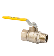 Кран шаровой Hogert Technik Premium 1/2 НВ PN 25 ручка-рычаг газовый BV81204