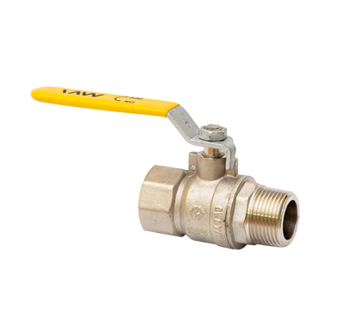 Кран шаровой Hogert Technik Premium 1/2 НВ PN 25 ручка-рычаг газовый BV81204