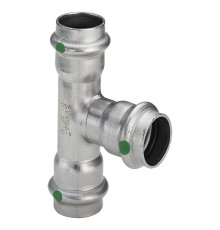 Тройник Viega Sanpress Inox нержавеющая сталь 35х15х35 мм 435981