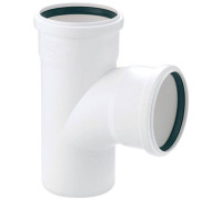 Тройник REHAU RAUPIANO PLUS 87° 160/110 мм полипропилен 11240691001