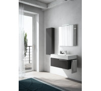 Тумба подвесная для раковины BMT Mercury 1000х450х300 мм 1 ящик белый глянцевый 934 109 MDE 01 050