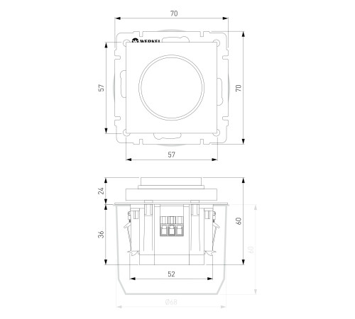 Диммер (Hammaer серебряный) W1242006