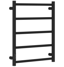 Полотенцесушитель электрический Стилье Формат 27 53.2х60 см прямая левое подключение чёрный матовый 31529-6050