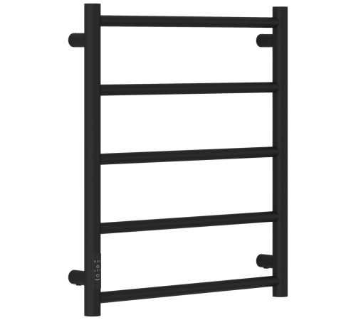 Полотенцесушитель электрический Стилье Формат 27 53.2х60 см прямая левое подключение чёрный матовый 31529-6050